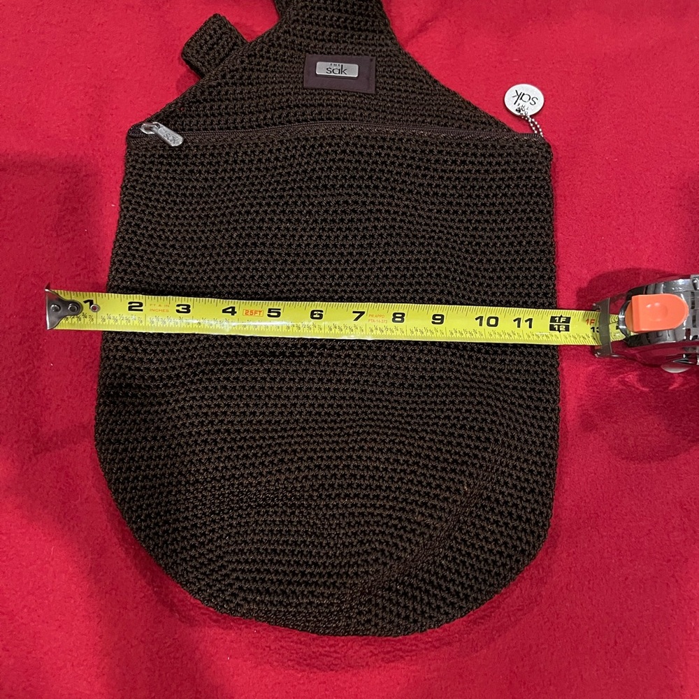 The Sak Brown Crochet  Cross body Shoulder Bag - Picture 5 of 5